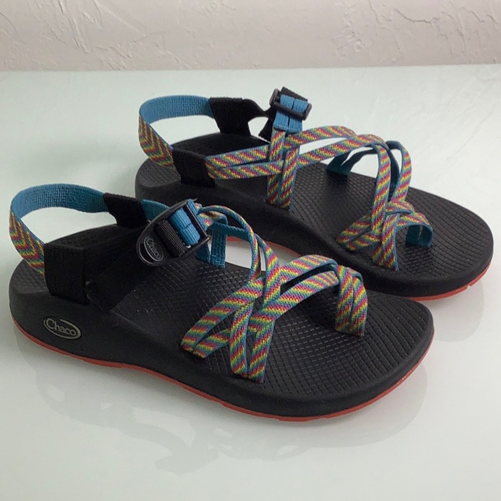 Chaco ZX2 Yampa Fiesta waterproof all terrain sandals size 8 EUC